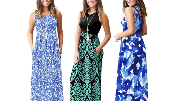 Molerani Maxi Dress with Pockets