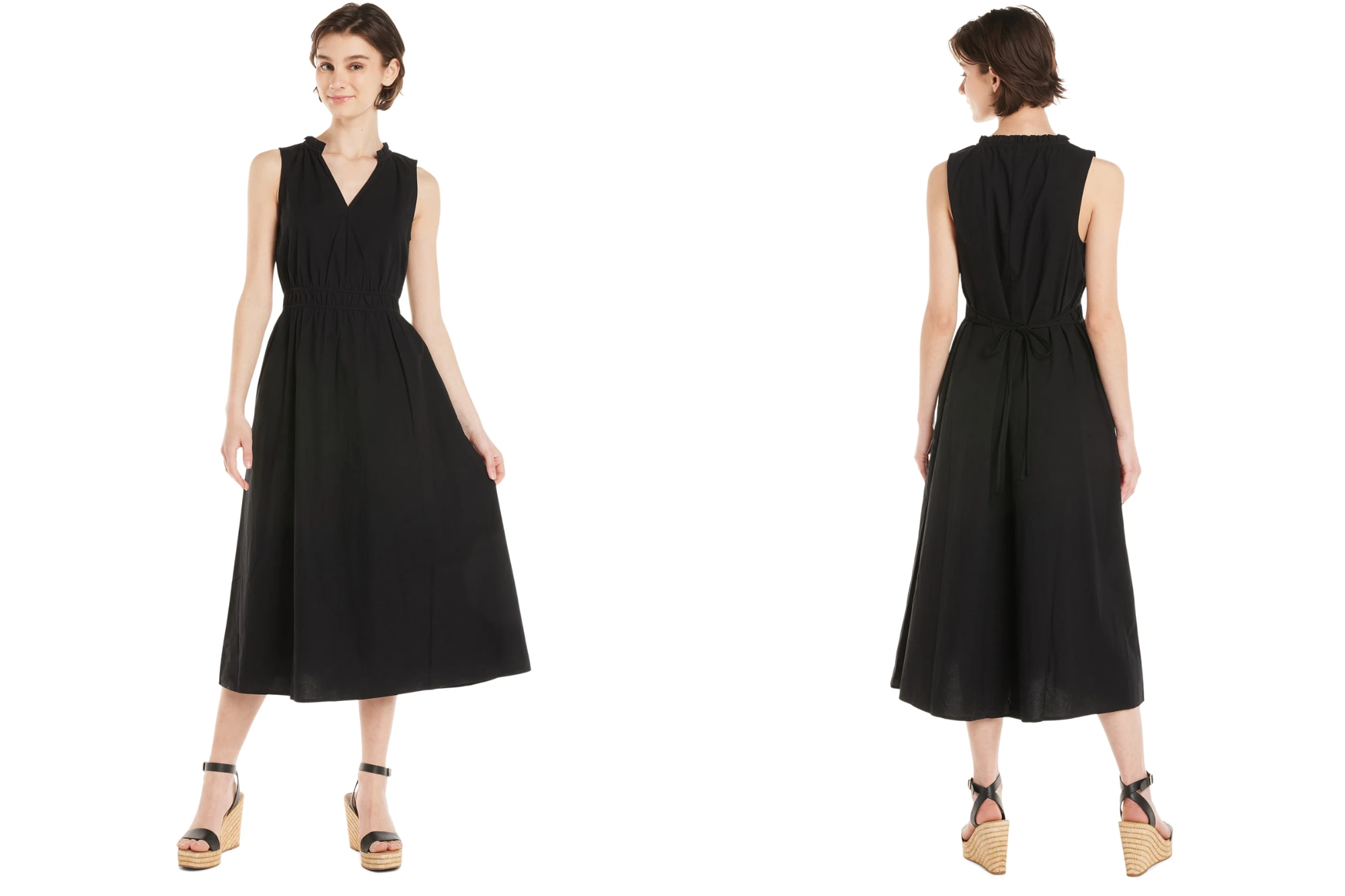 Time and Tru Ruched Bodice Mini Dress