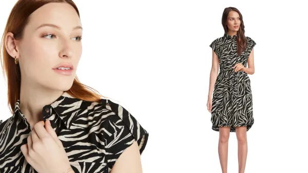 Time and Tru Utility Shirt Dress