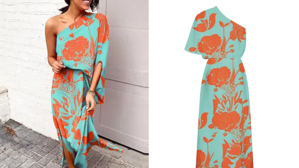 TMOYZQ One Shoulder Maxi Dress