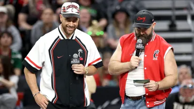 Travis and Jason Kelce Are Proud of How 'New Heights' Fandom Has 'Shifted': 'Worlds Colliding'