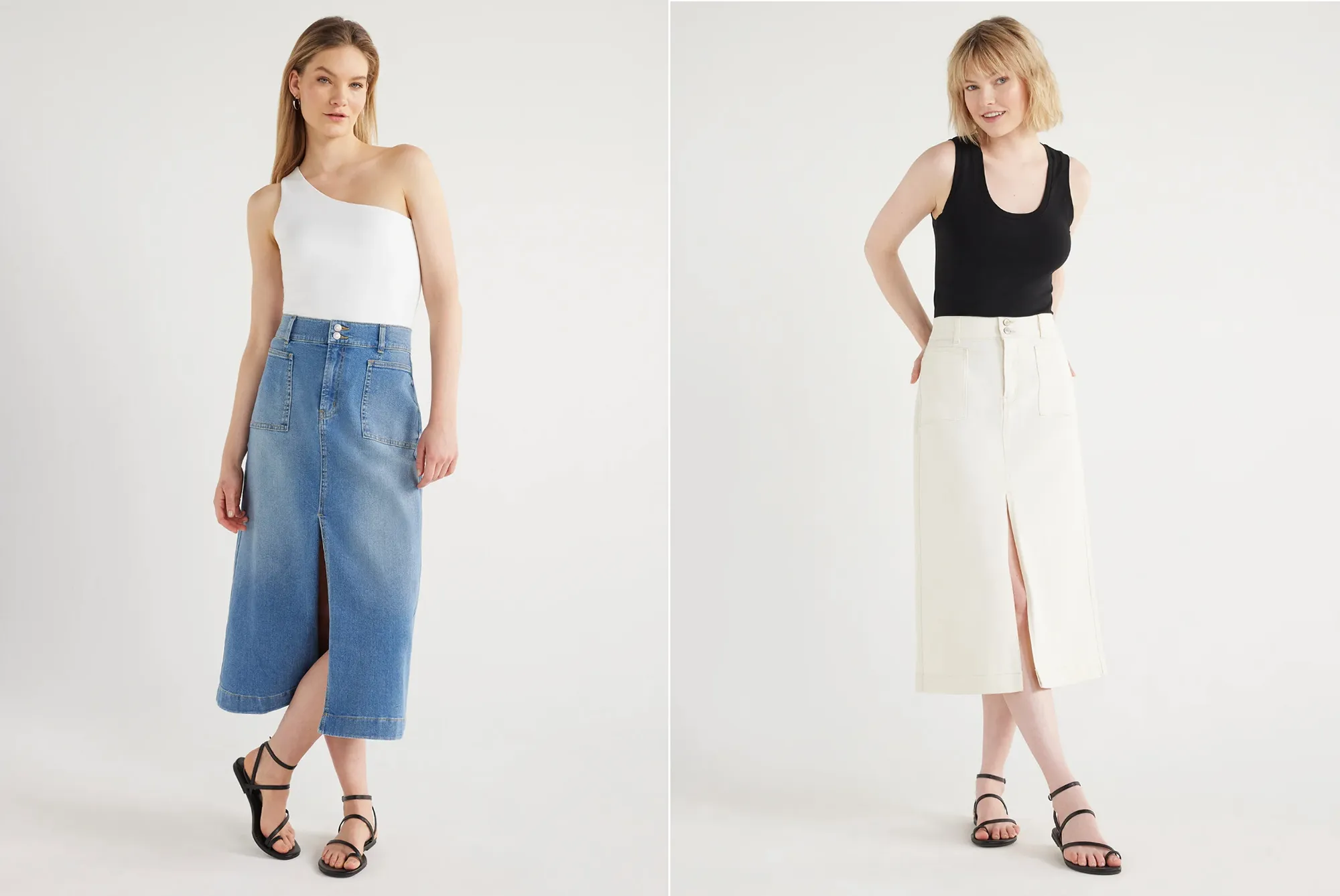 walmart-scoop-denim-midi-skirt