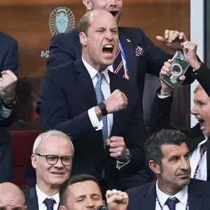 Prince William Goes Nuts Watching England Beat Switzerland in UEFA European Championship