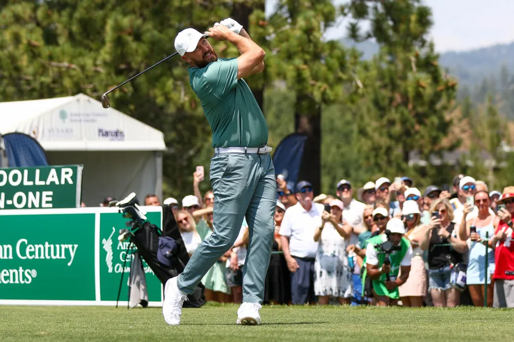 Travis Kelce Accidentally Hits Girl at Golf Tournament