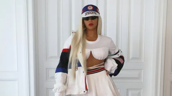 Beyonce Brings the Patriotic Spirit With Olympics Inspired Fit