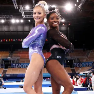 Gymnasts Simone Biles and MyKayla Skinners History Explained