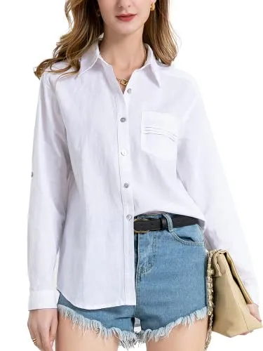 Auxiokry Dressy Linen Work Top