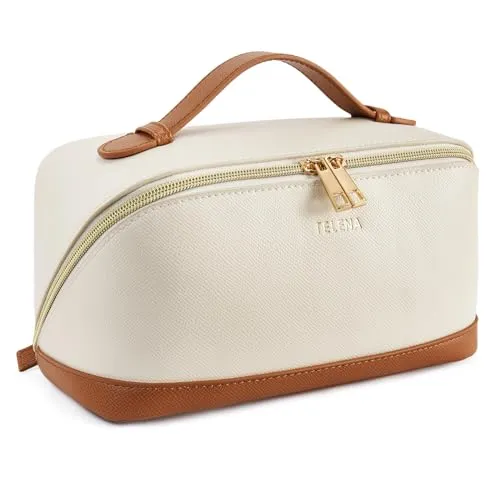 Best for Travel: Telena Large-Capacity Travel Makeup Bag