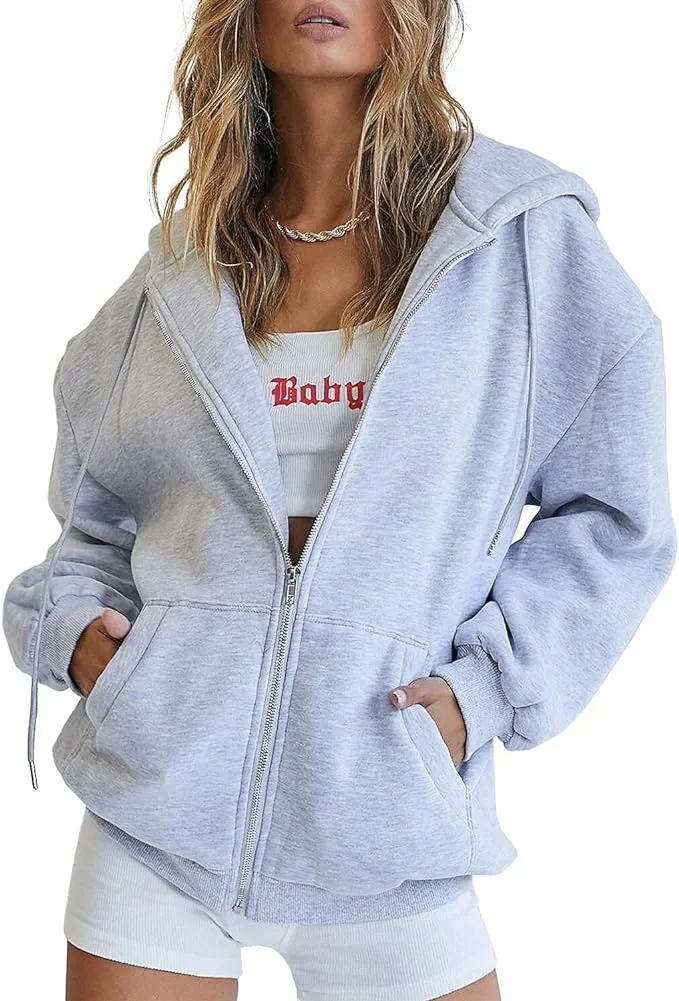 zip-up hoodie