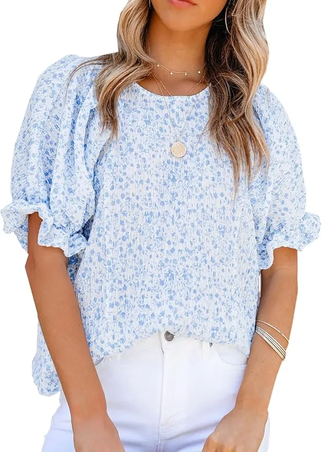 floral print blouse