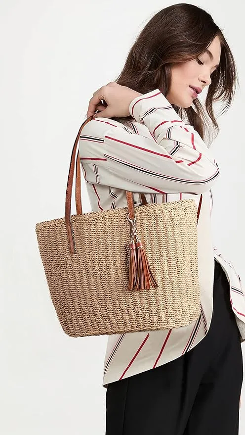 straw handbag
