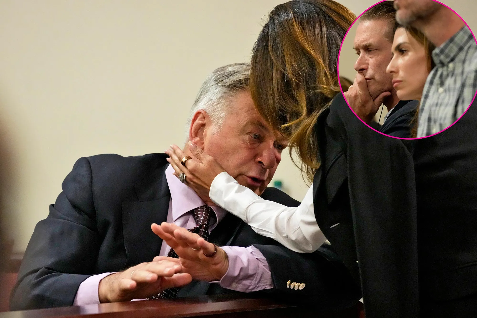 Alec Baldwin Gets Court Support From Wife Hilaria Brother Stephen During Rust Manslaughter Trial