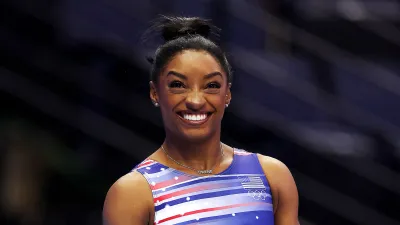 All About Simone Biles US Olympic Team Trials Glam Routine
