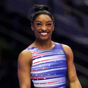 All About Simone Biles US Olympic Team Trials Glam Routine
