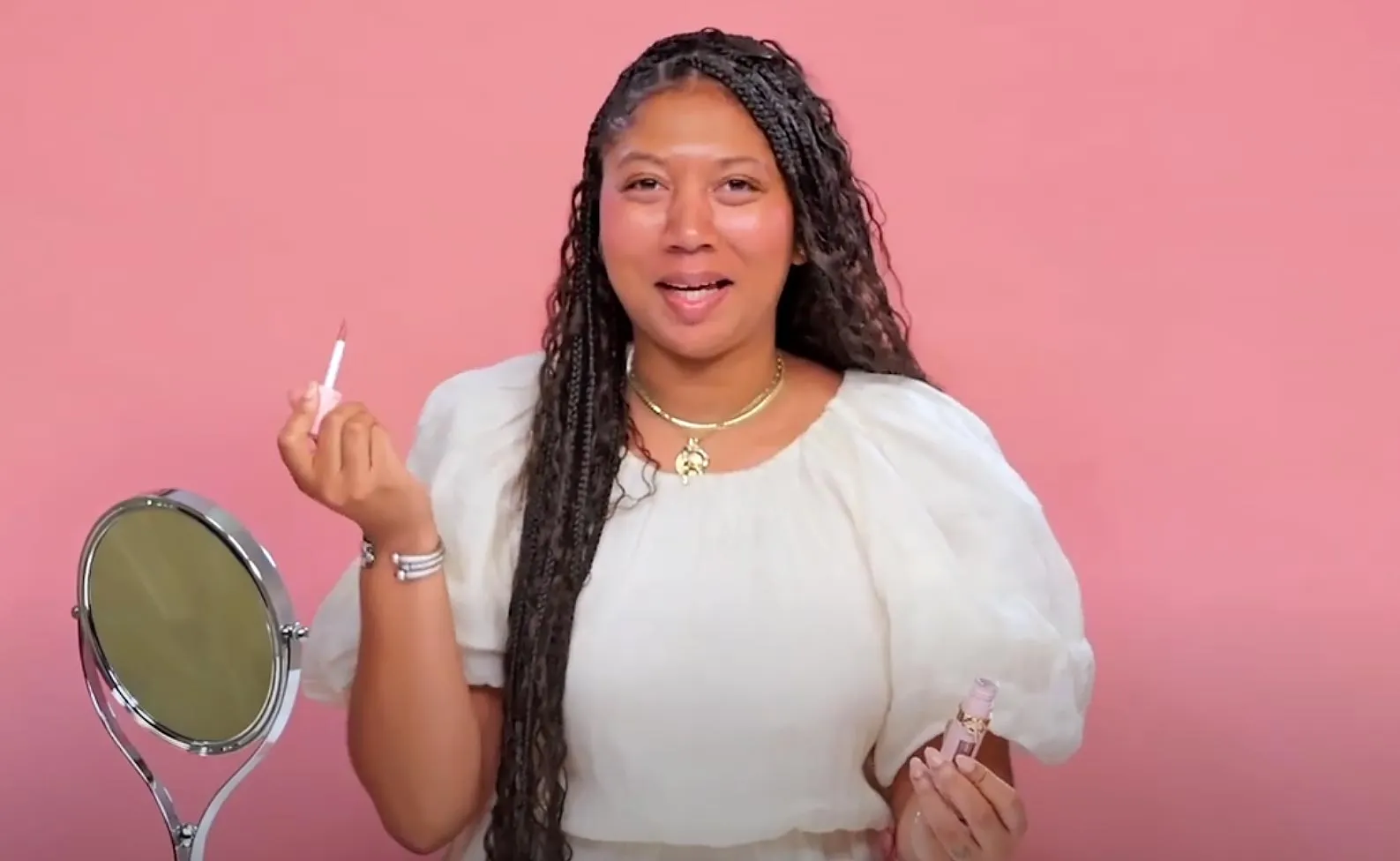 Breaking Beauty Luxury Handbag Shopping's Beauty Editors Try Charlotte Tilbury's Pillow Talk Big Lip Plumpgasm Plumping Lip Gloss