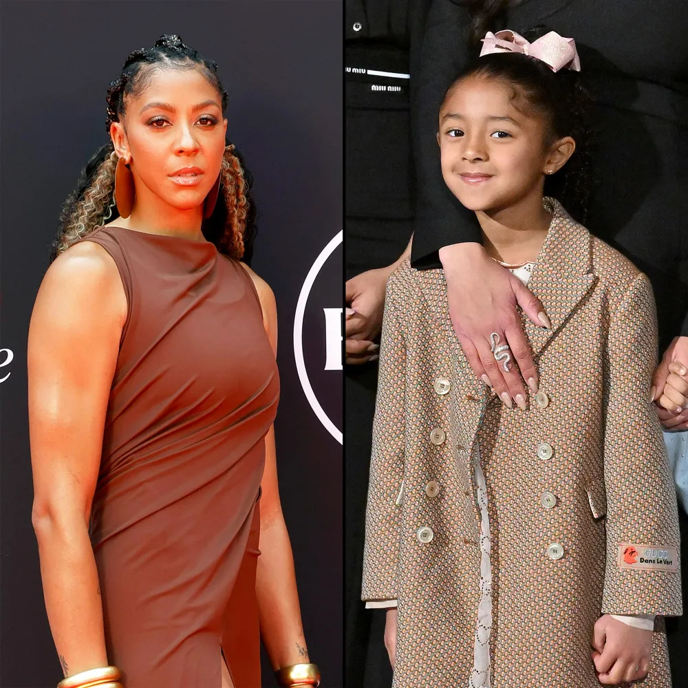 Candace Parker Helps Kobe Bryants Daughter Bianka Hone Basketball Skills