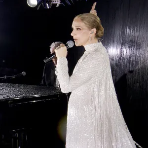 Celine Dions Olympic Gown Took 1000 Hours to Make