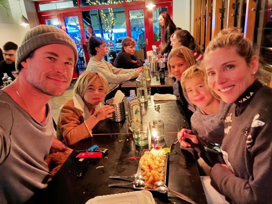 Chris Hemsworth and Elsa Patakys timeline