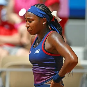 Coco Gauff Cries at Umpire Before Olympics Tennis Singles Loss