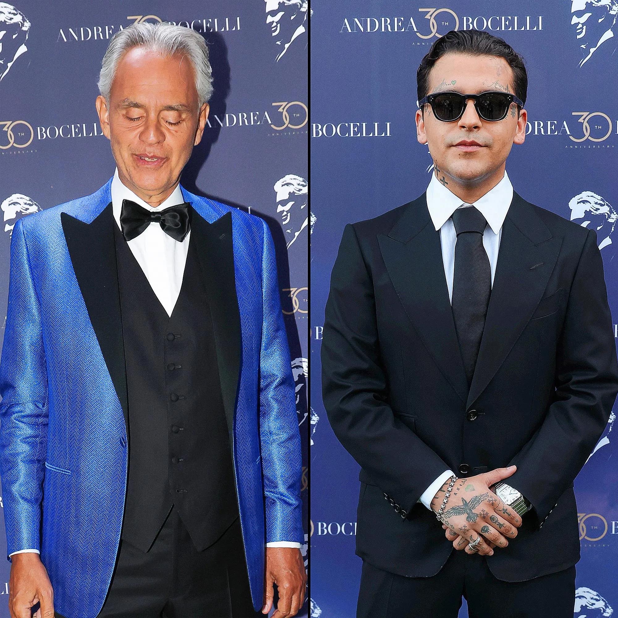 El tenor Italiano Andrea Bocelli realizó un concierto para celebrar sus 30 años de carrera artística y el mexicano Christian Nodal fue el único latinoamericano en cantar a dúo con él 866