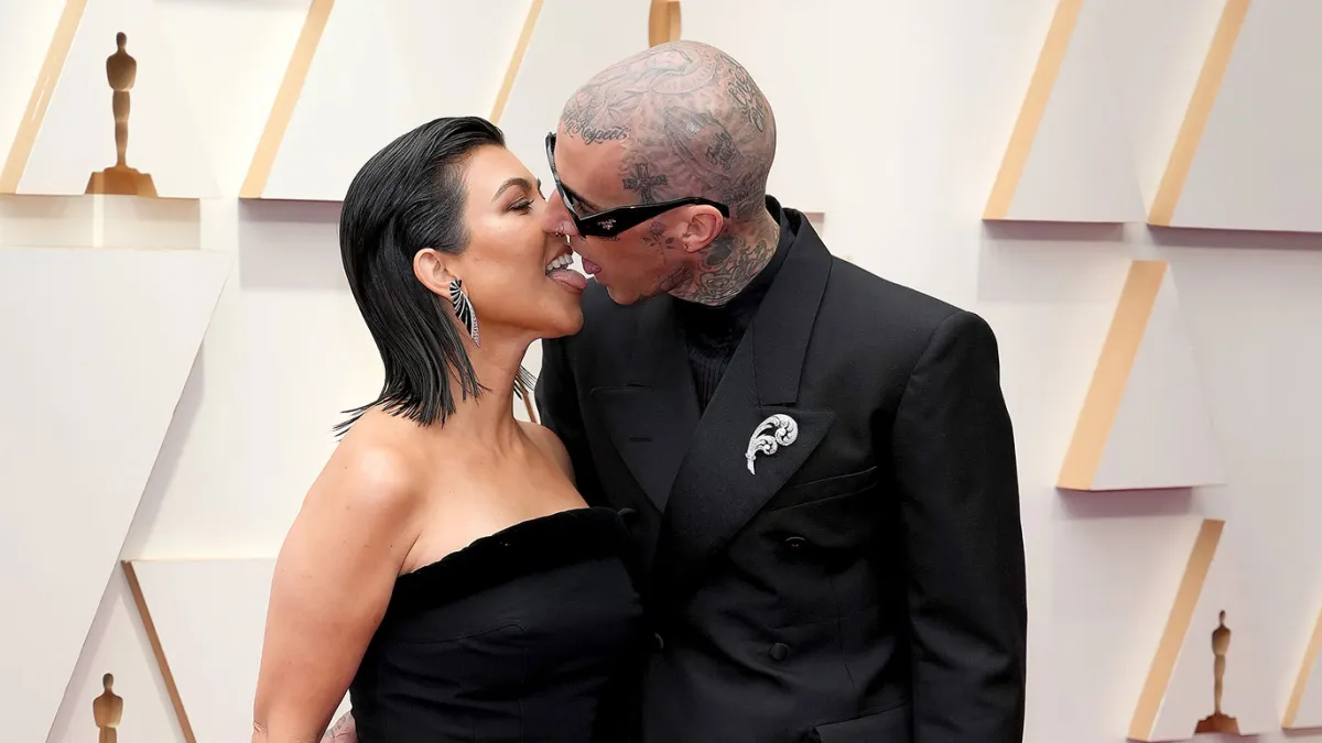 Feature Kourtney Kardashian Son Tells Her to Stop Making Out With Travis Barker