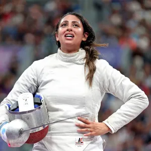 Fencer Nada Hafez Reveals She Competed in Olympics While 7 Months Pregnant