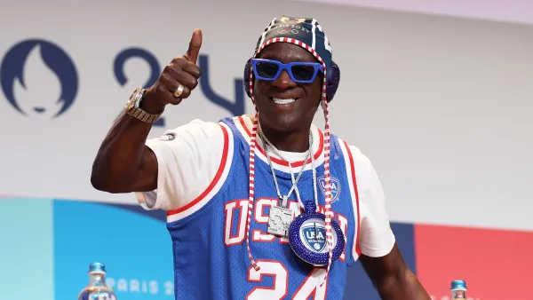 Flavor Flav Is So Appreciative of Fan Support of Womens Water Polo After He Sponsors Team at Olympics
