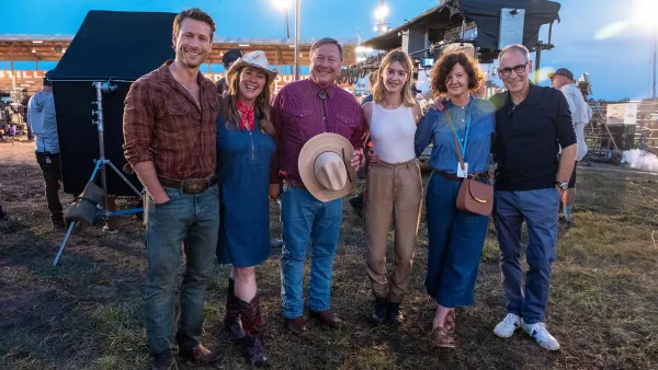 Glen Powell Details Casting His Parents as Rodeo Extras in Twisters See Photo