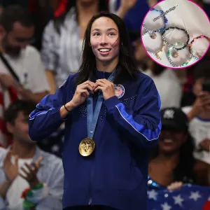 Gold Medalist Swimmer Torri Huske Is Making Friendship Bracelets for Taylor Swift Concert With Olympic Village Roommates