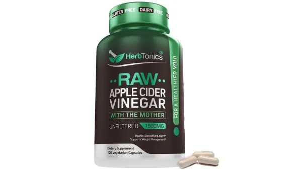 Herbtonics raw apple cider vinegar capsules