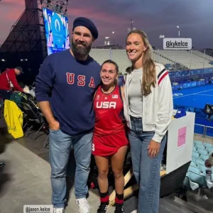 Jason Kelce Picked Up Olympics Beret at a Souvenir Shop