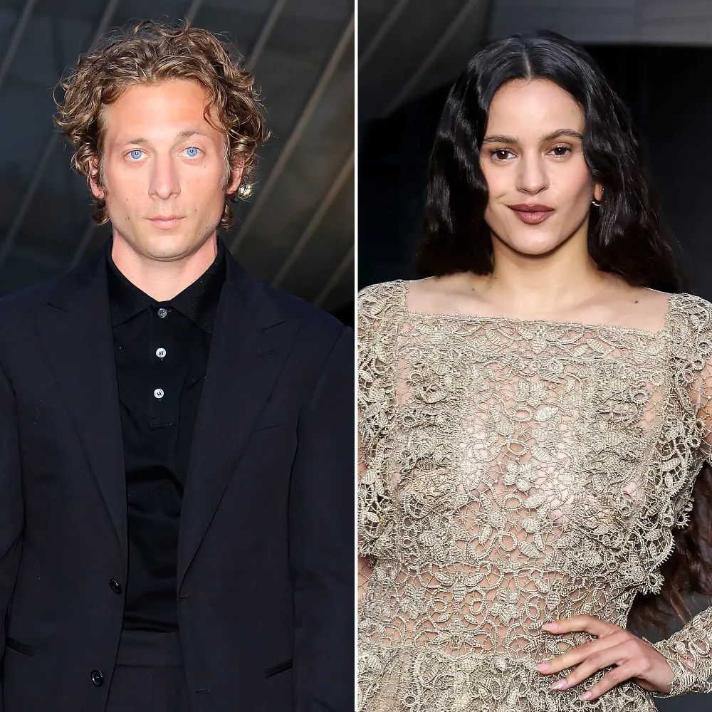 Jeremy Allen White and Rosalia Walk Pre Olympics Red Carpet Separately