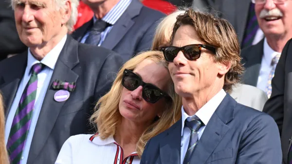 Julia Roberts and Husband Danny Moder at Wimbledon