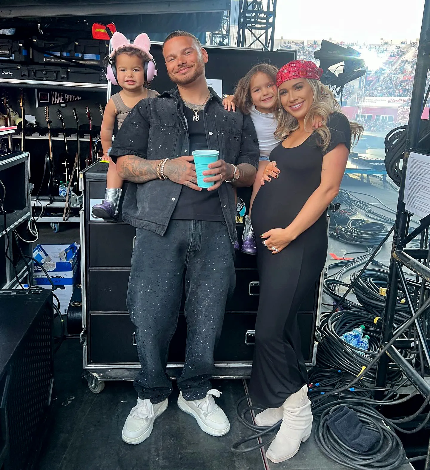 Kane Brown and Wife Katelyn Share the Moment Their Daughters First Met Their Baby Brother