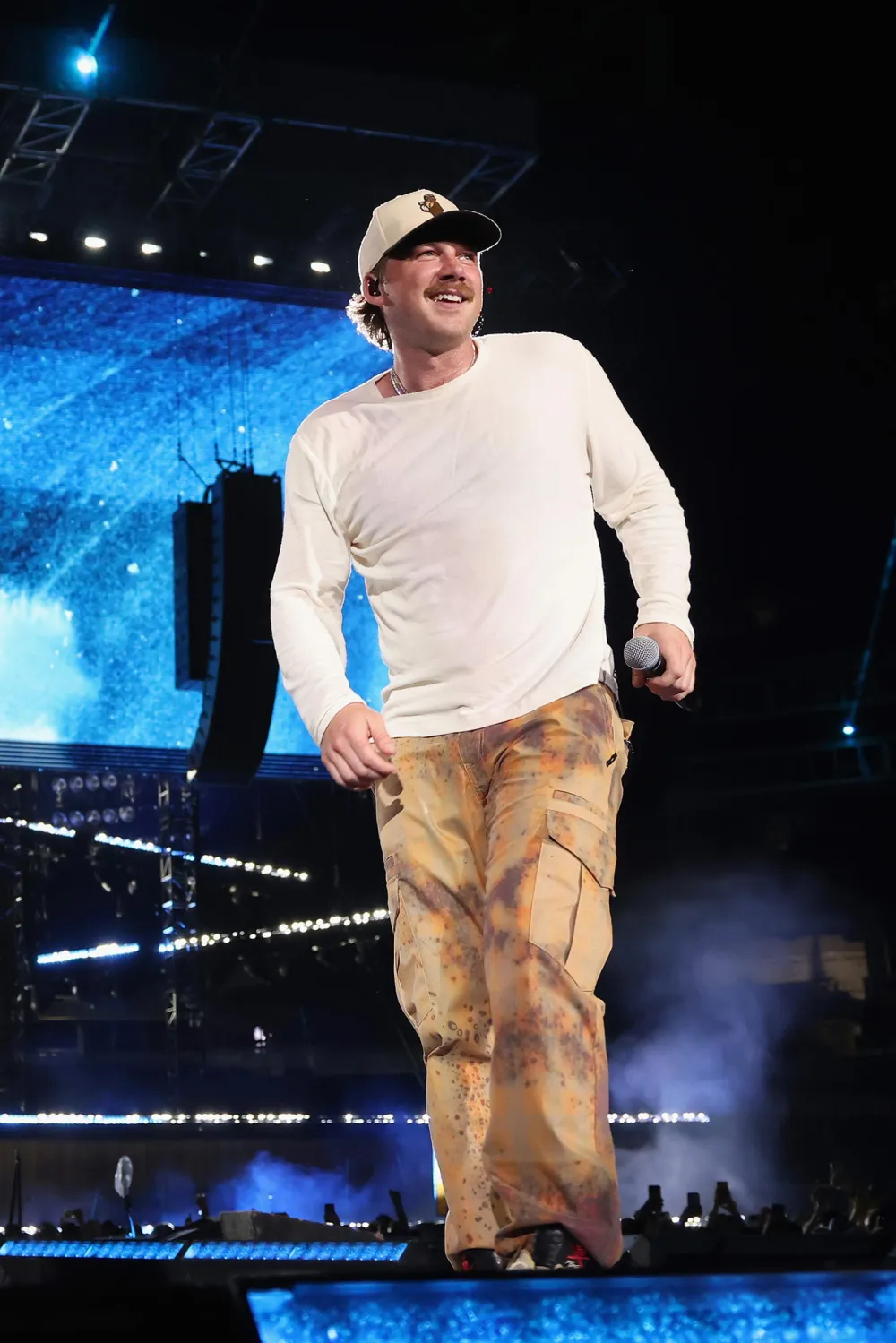 Morgan Wallen Tosses Phone Offstage After the Device Hits Him Mid Song at Denver Concert