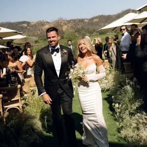 NHL Star Alex Killorn and Wife Tiffany Share Behind-the-Scenes Details From Their Lush Napa Wedding
