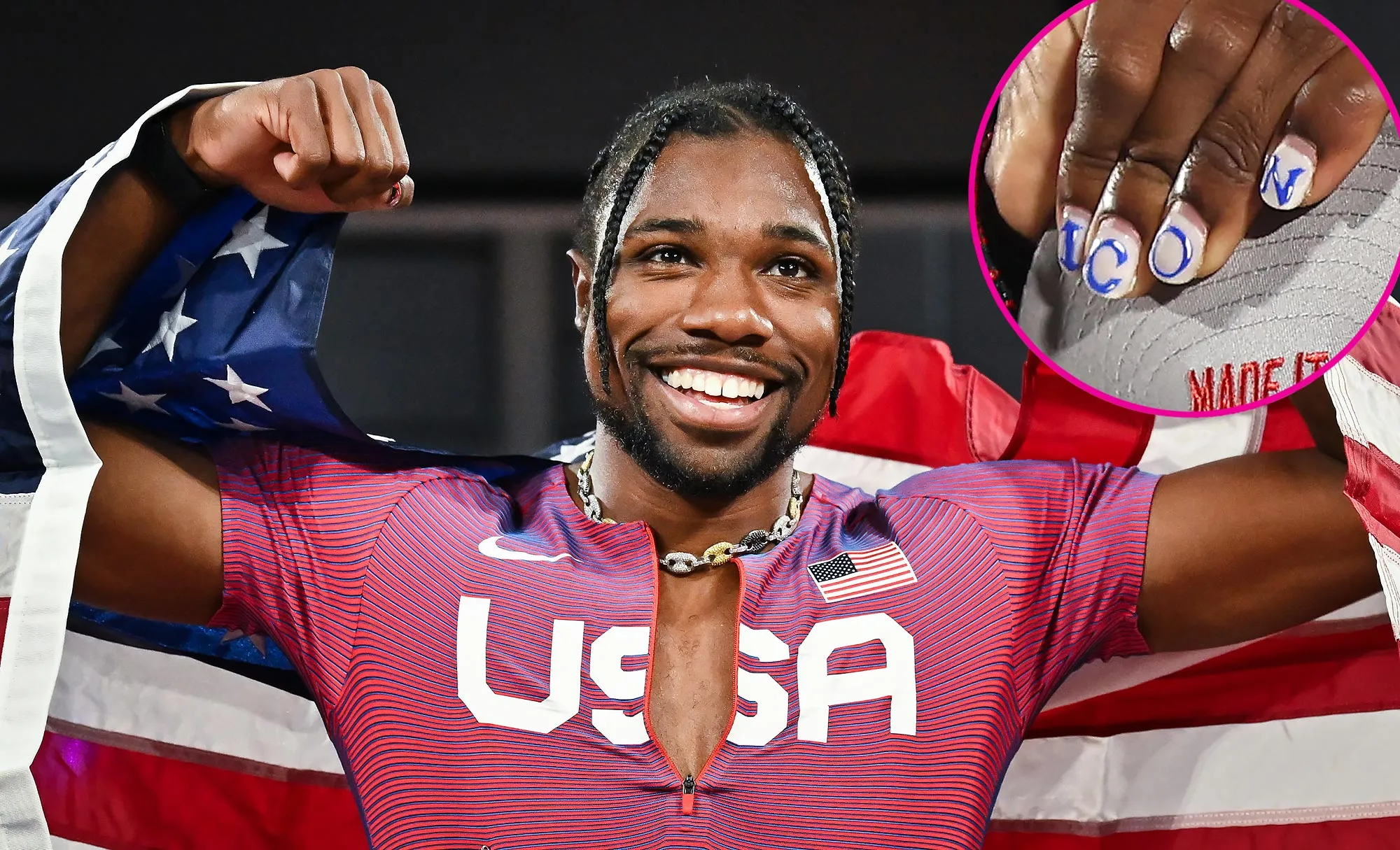 Olympian Noah Lyles Jokes About Criticism of His Painted Nails I Find It Entertaining