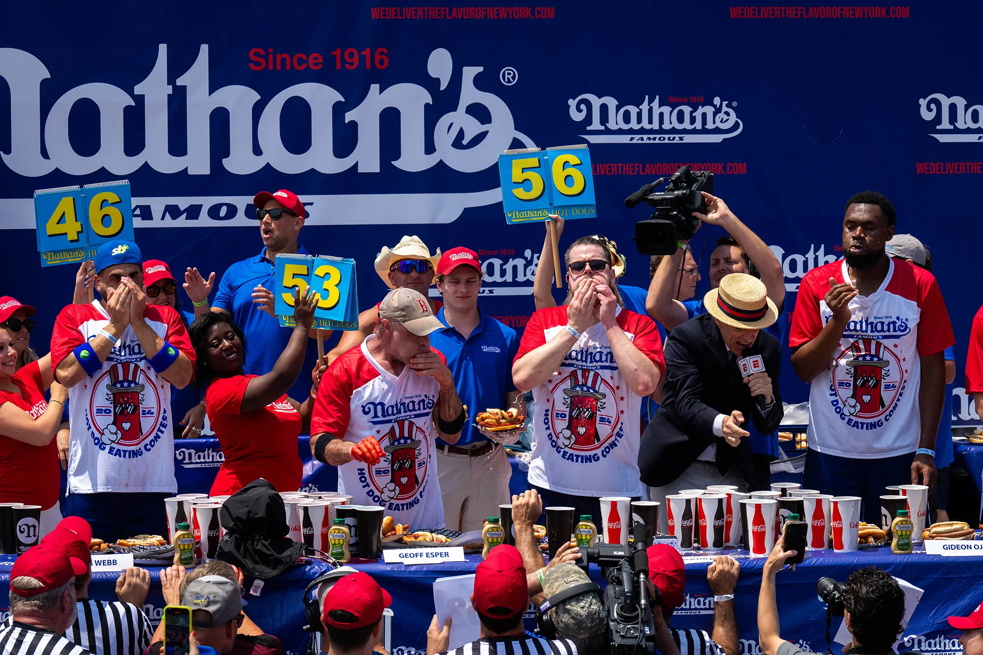 Patrick Bertoletti Wins 2024 Nathan's Famous Hot Dog Eating Contest