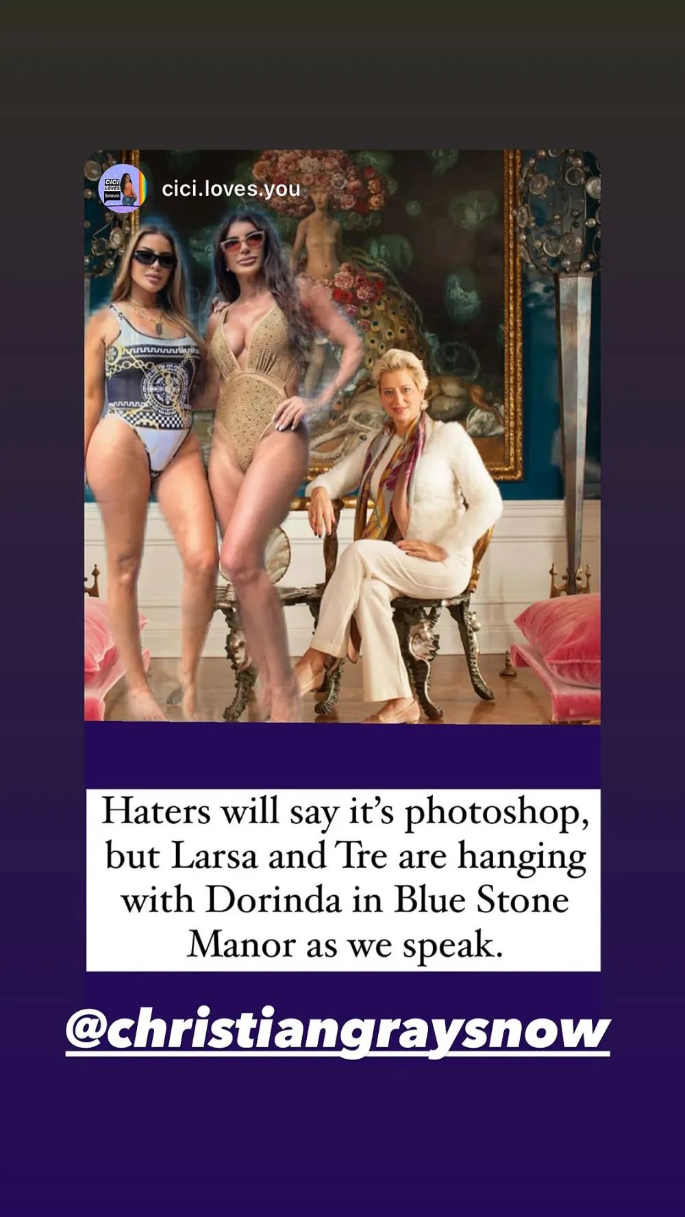 RHONJ&rsquo;s Teresa Giudice Laughs Off Photoshop Accusations After Larsa Pippen Birthday Post