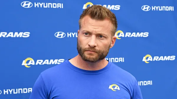 Rams Coach Sean McVay Explains How 8-Month-Old Son Jordan Has Changed His Purpose and Perspective