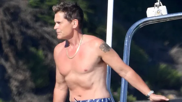 Rob Lowe Shows Off Shirtless Physique at July 4th Beach Party With His Sons
