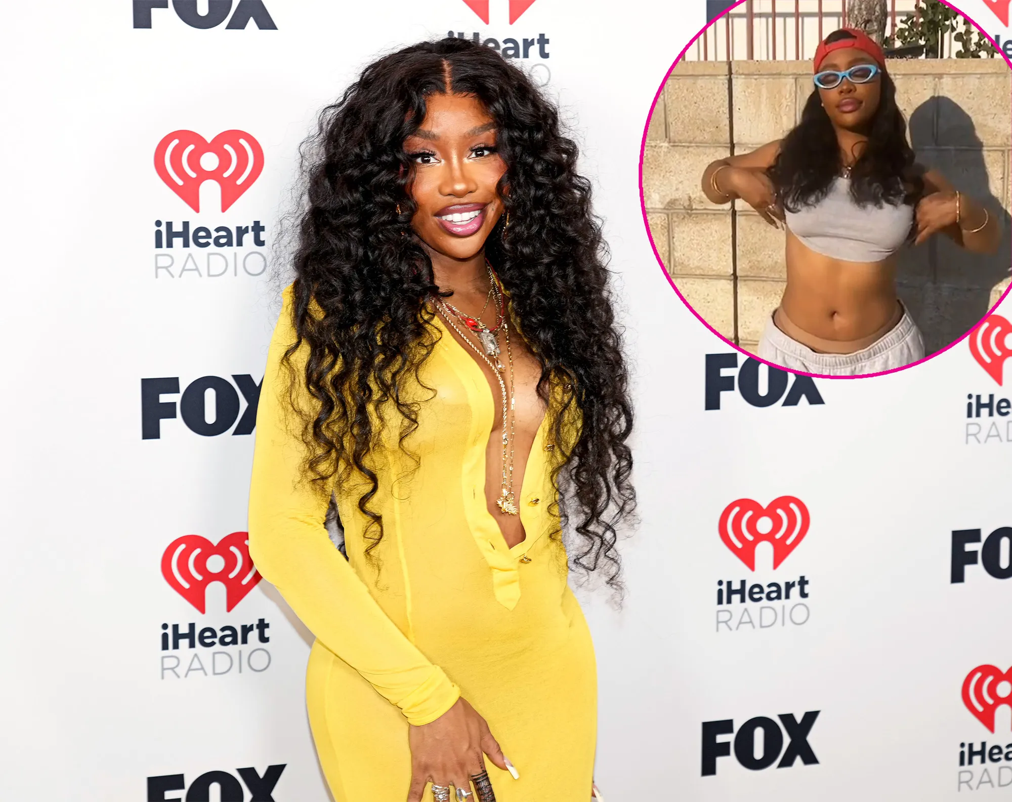 SZA Displays Her Natural Hair Before it Sweats Out