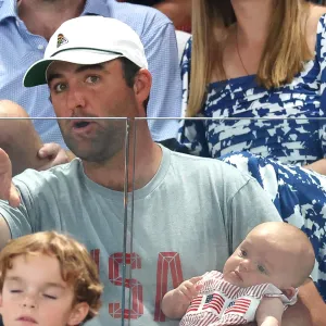 Scottie Scheffler Brings His Baby to Watch Gymnastics 357