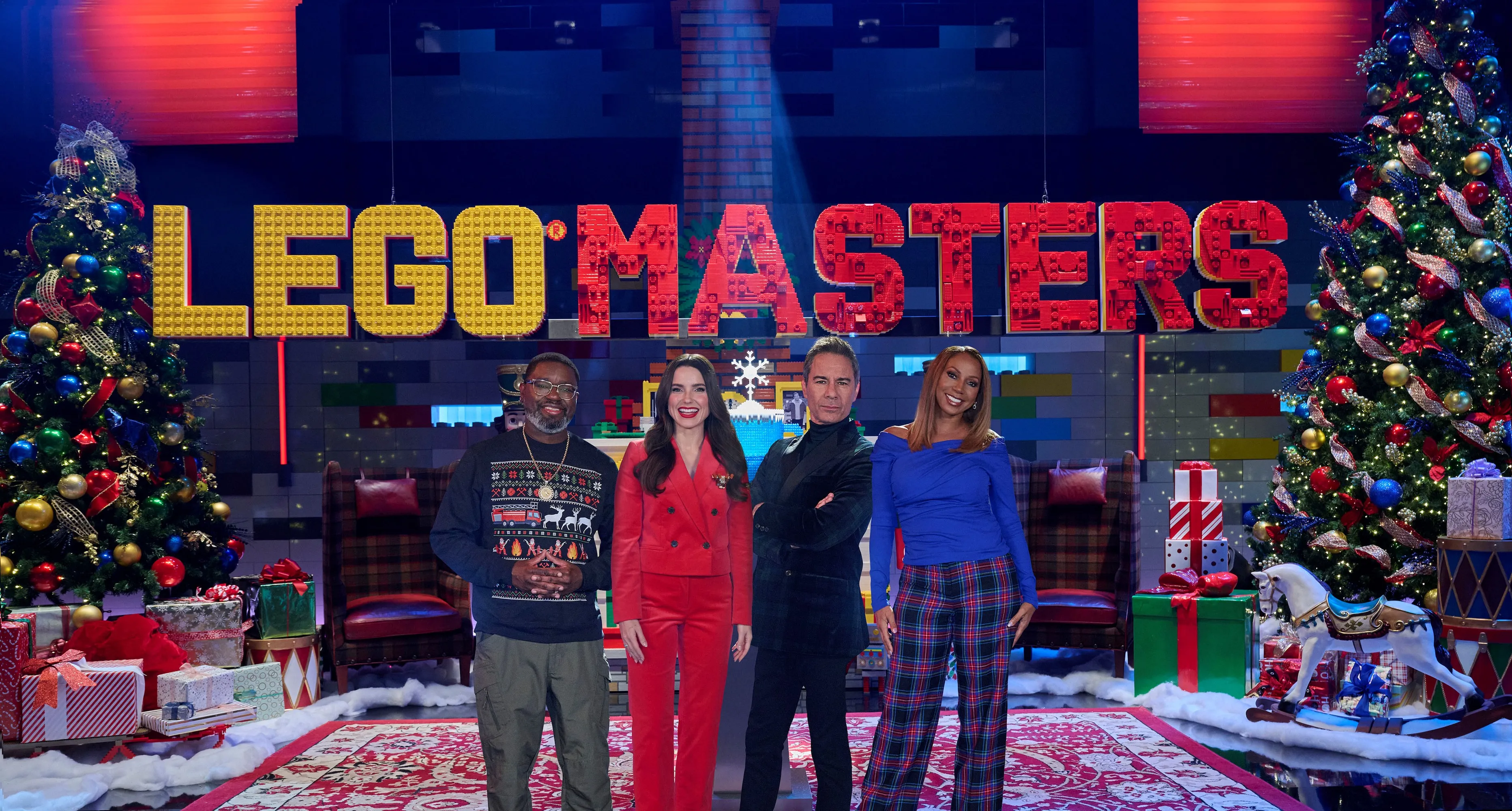Sophia Bush Eric McCormack Join Lego Masters Holiday Event First Look