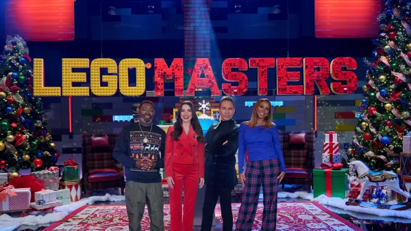 Sophia Bush Eric McCormack Join Lego Masters Holiday Event First Look