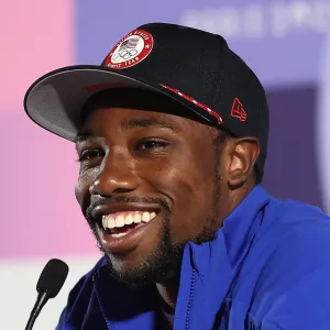 Team USA’s Noah Lyles Has Been Using a Disguise to Go Incognito Inside the Olympic Village