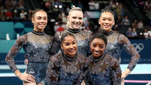 Team USA TK in Women's Team Gymnastics Final
