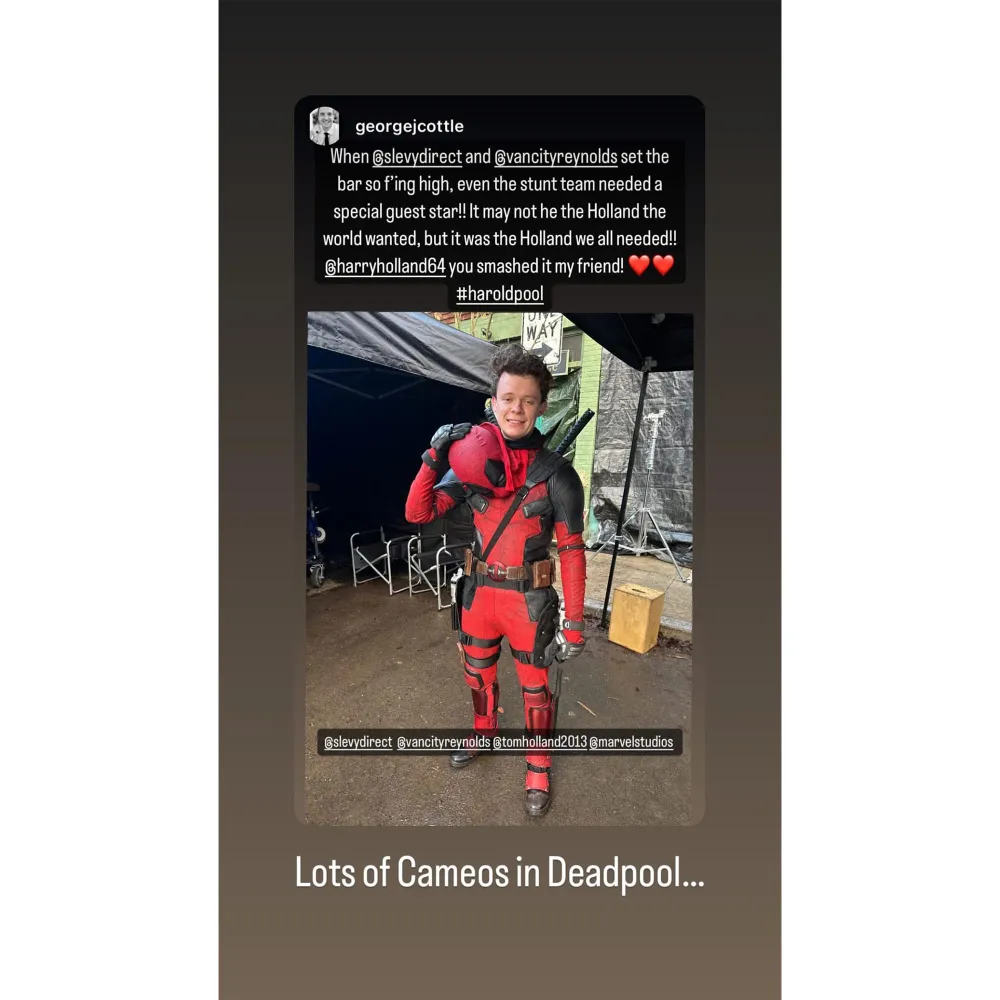 Tom Hollands Brother Harry Appeared in Deadpool and Wolverine But Ryan Reynolds Had No Idea