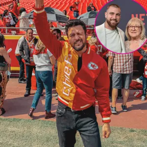 Tyler Hynes Snuck A Note Into Travis Kelce's Chiefs Locker at Donna Kelce s Urging While Filming Hallmark s Holiday Touchdown
