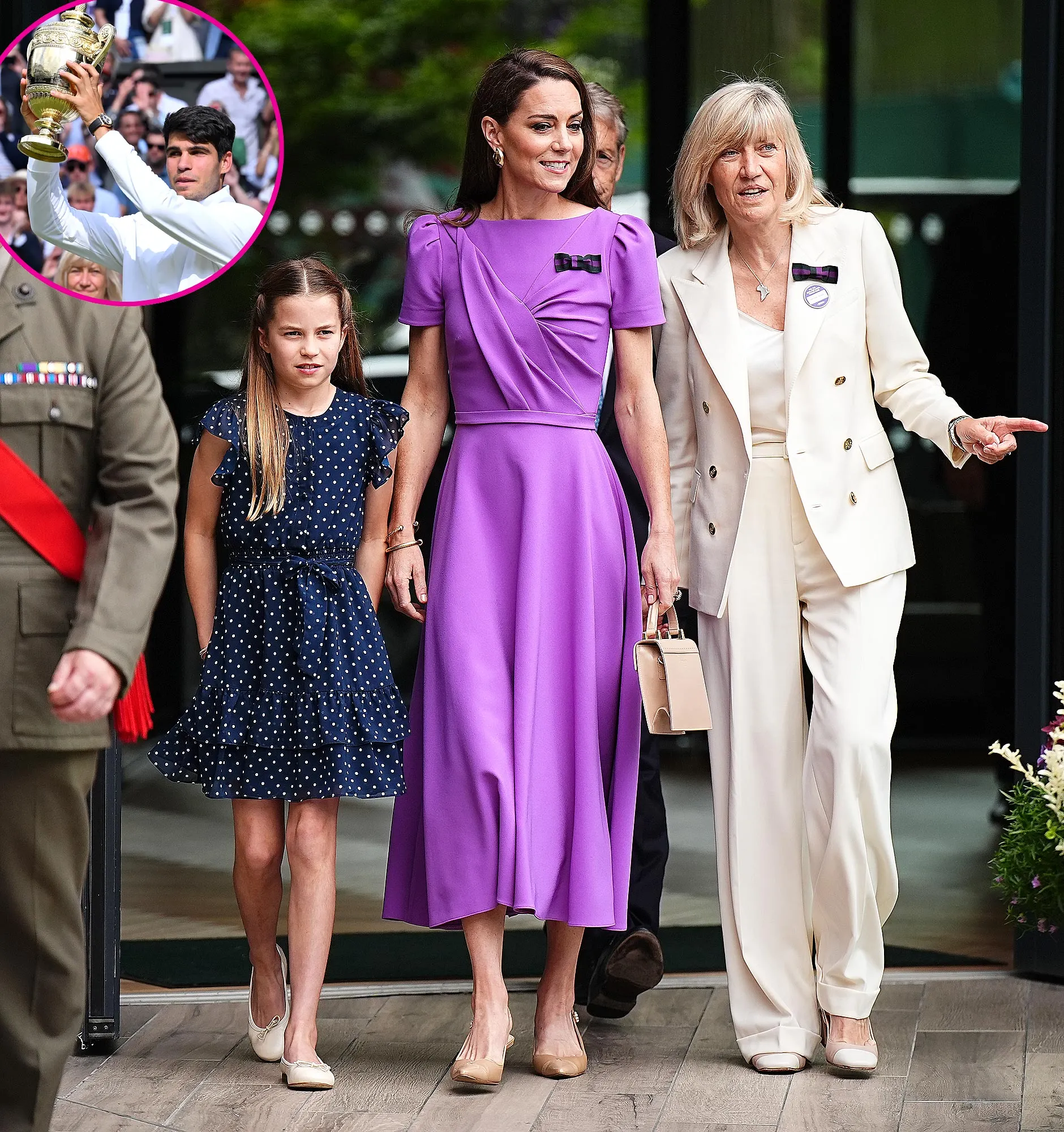Watch Kate Middleton Introduce Daughter Charlotte to Wimbledon Champion Carlos Alcaraz